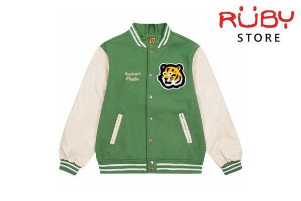 Áo khoác Varsity Human Made 20AW Tiger thiết kế độc đáo và thời trang