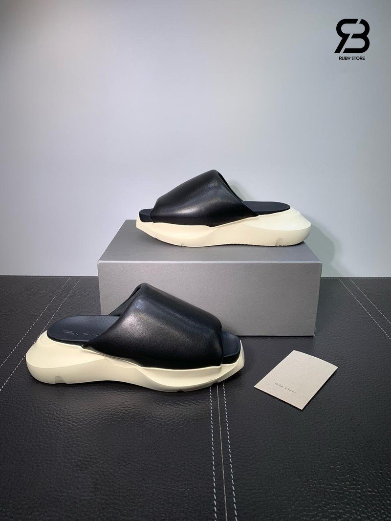 Dép Rick Owens Geth Puffer Slides Best Quality góc nghiêng chi tiết