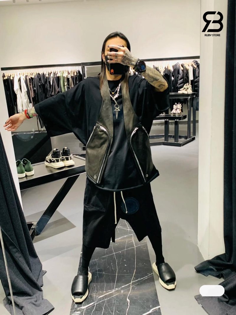 Dép Rick Owens Geth Puffer Slides Best Quality, thiết kế độc đáo và sang trọng