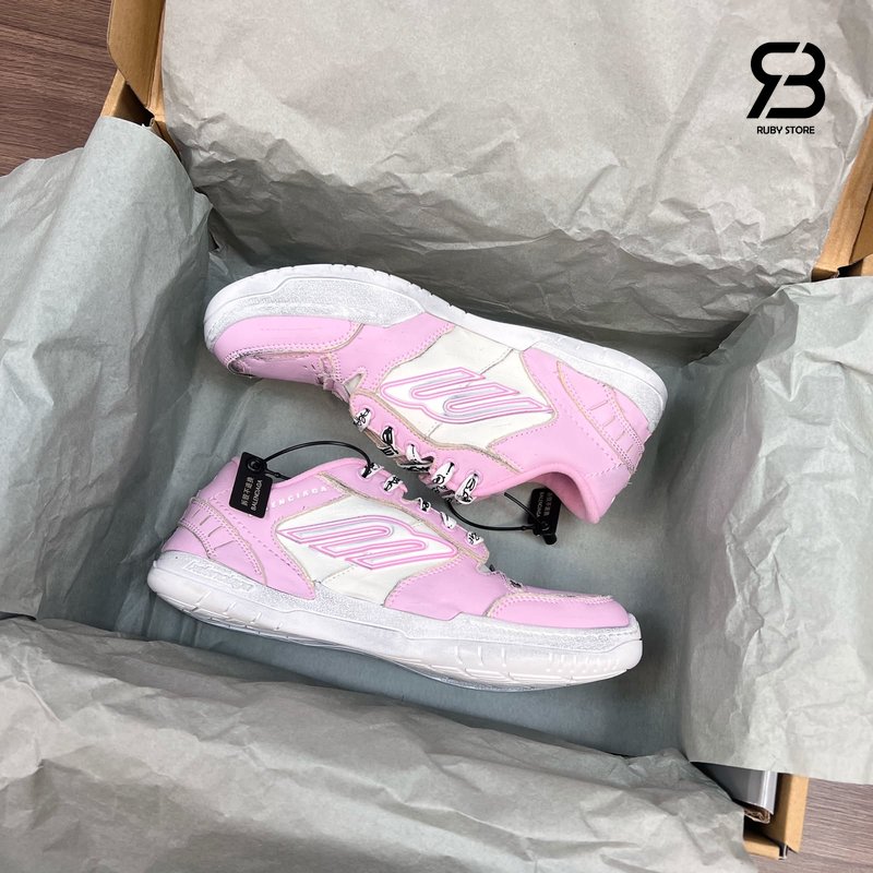 Giày Balenciaga Hamptons Worn-out Sneaker in Pink chất lượng tốt nhất