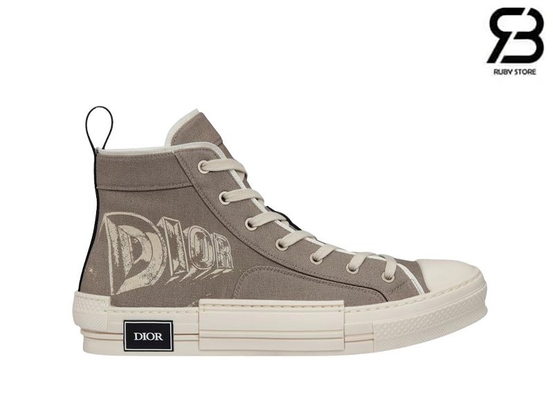 Giày Dior B23 High Top AsteroDior Beige chất lượng tốt nhất