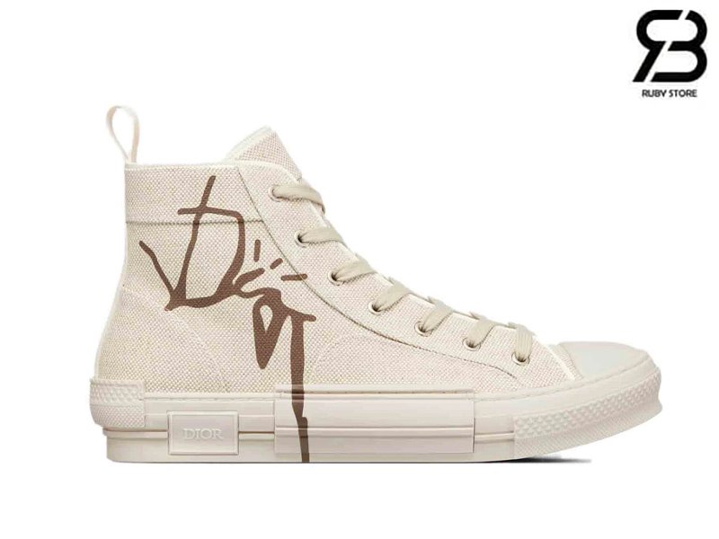 Giày Dior B23 x Travis Scott Cream Best Quality với thiết kế độc đáo