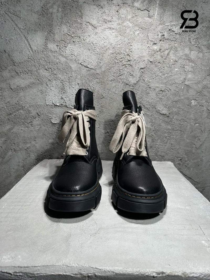Giày Dr.Martens 1460 x Rick Owens Leather DMXL Black chất lượng cao
