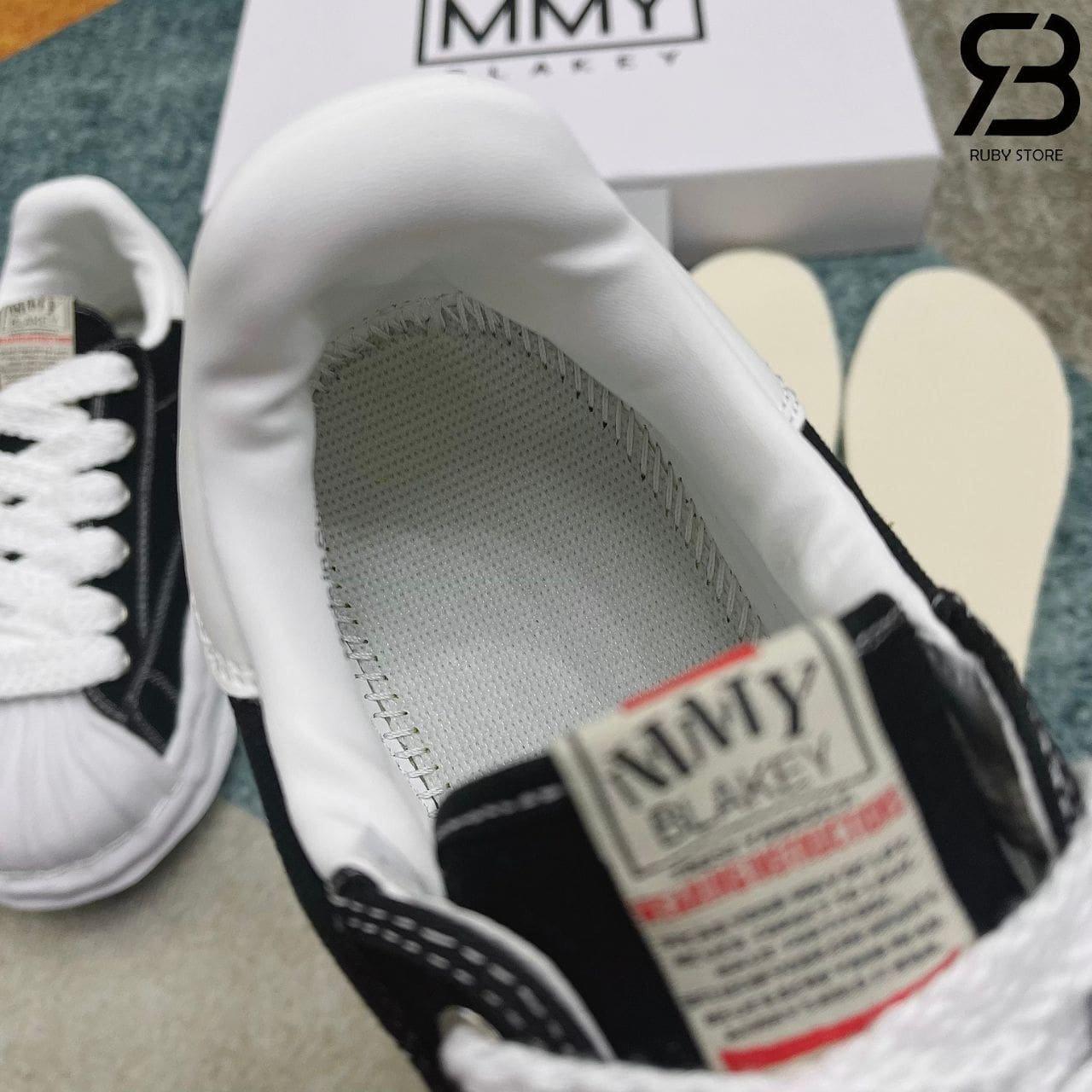 Giày Maison Mihara Yasuhiro Blakey OG Canvas Low Black No Logo Đen Siêu Cấp TT, thiết kế tinh tế.