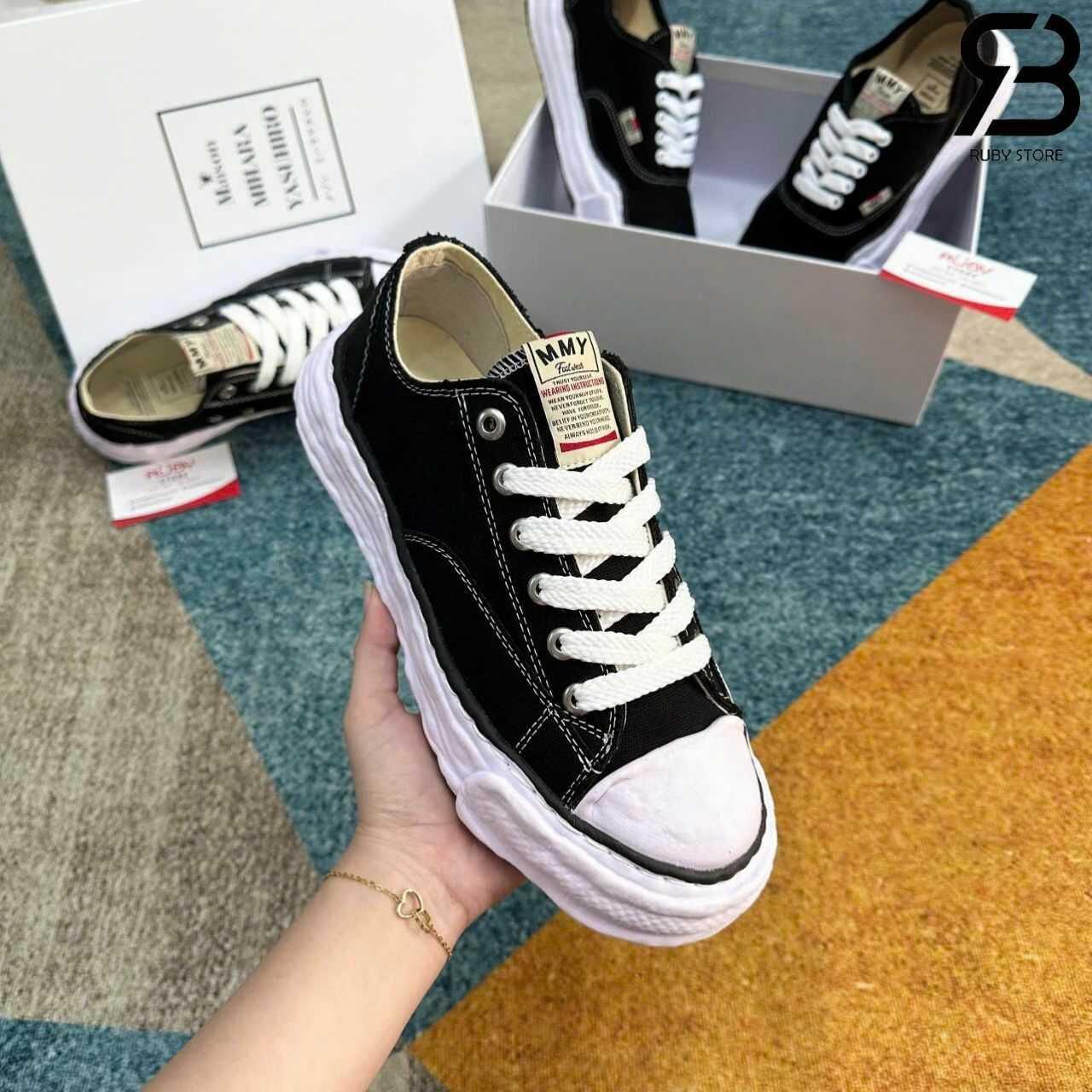Giày Maison MMY Peterson OG Sole Sneakers Black Đen với thiết kế độc đáo