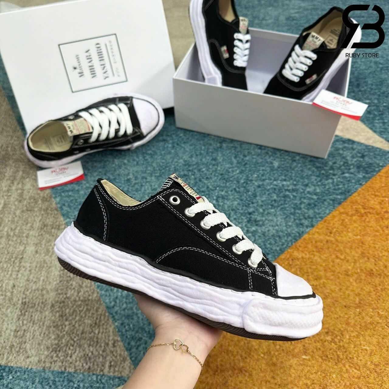 Giày Maison MMY Peterson OG Sole Sneakers Black đen sang trọng