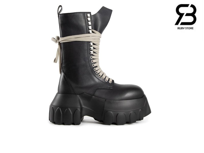 Giày Rick Owens Army Mega Tractor Boots Triple Black Đen Best Quality, thiết kế độc đáo và sang trọng.