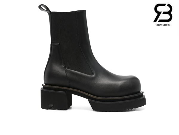 Giày Rick Owens Beatle Bogun Boots Black Best Quality, thiết kế độc đáo và sang trọng.