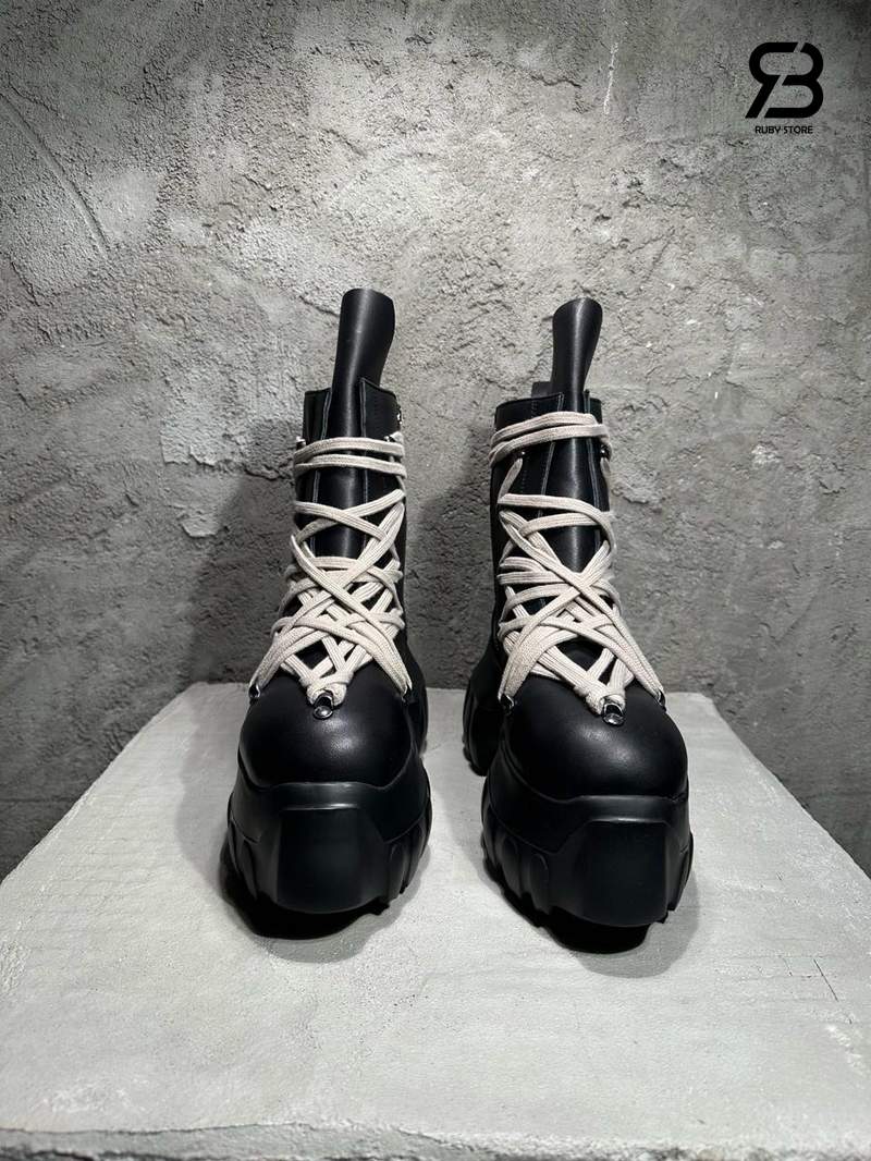 Giày Rick Owens Hollywood Mega Trator Boots Best Quality với chi tiết logo sang trọng