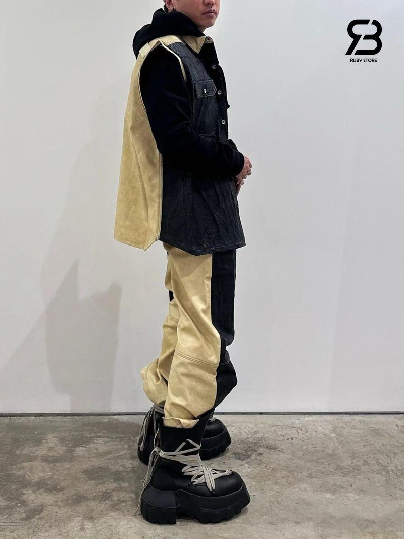 Giày Rick Owens Hollywood Mega Trator Boots Best Quality, thiết kế độc đáo và sang trọng