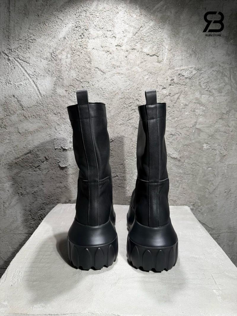 Giày Rick Owens Pull On Mega Tractor in Black chất lượng cao