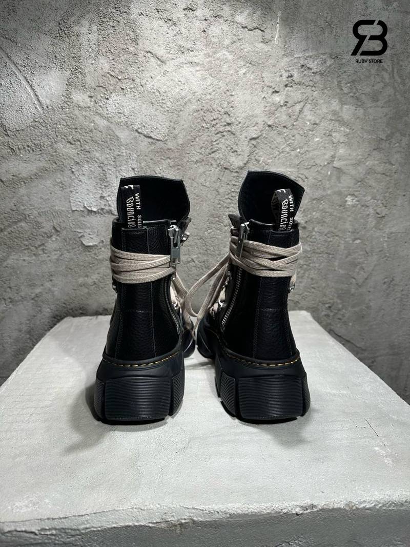Giày Rick Owens x Dr. Martens 1460 Dmxl Megalace Boot Black chất lượng cao