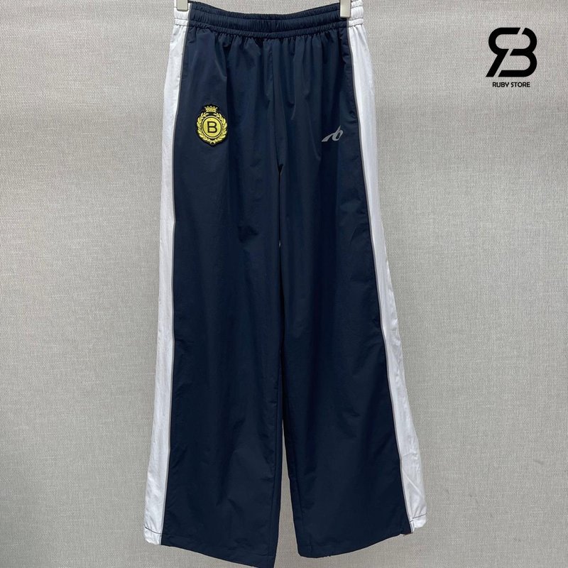 Quần Áo Balenciaga Soccer Tracksuit Jacket in Marine Blue chất lượng tốt