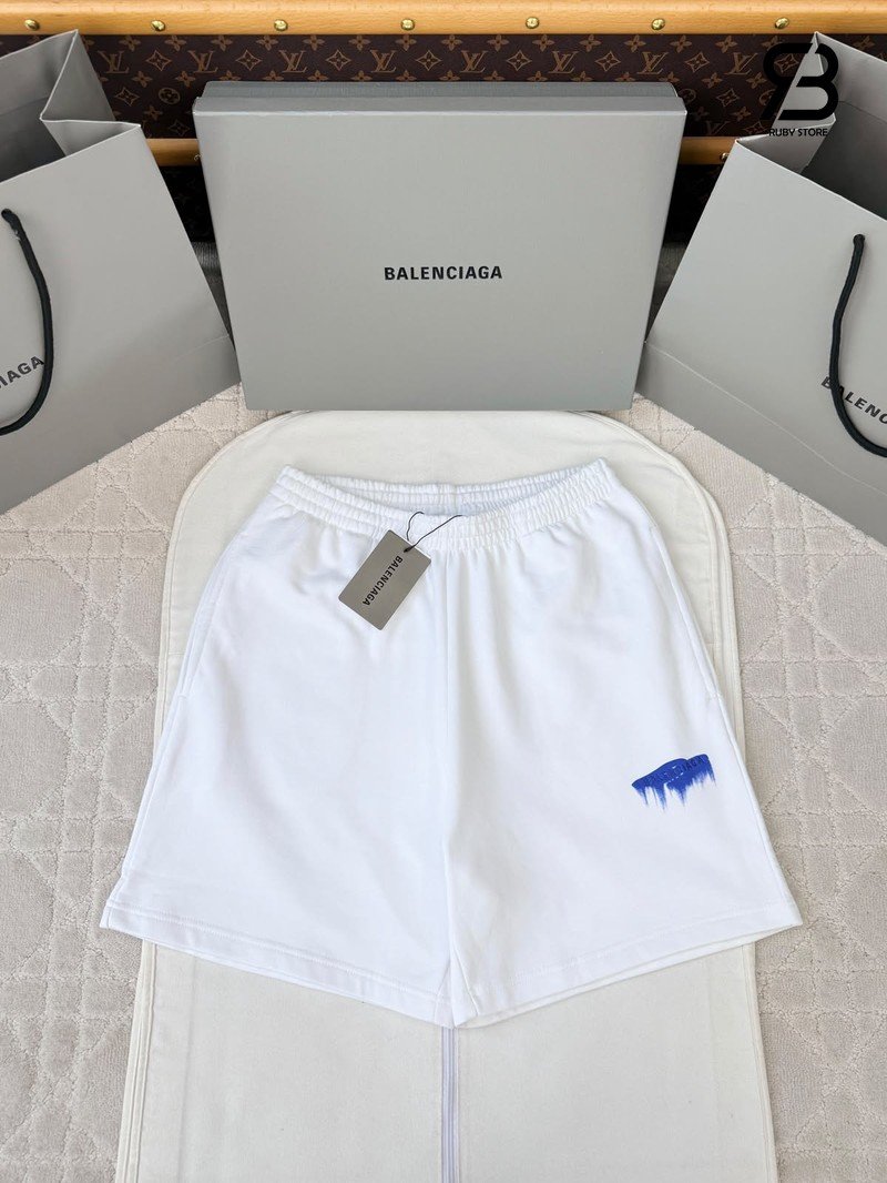 Quần Áo Balenciaga Wet Brush Oversized T-shirt in White Best Quality với thiết kế độc đáo