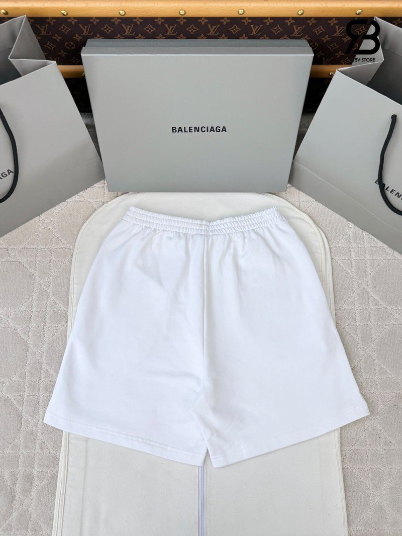 Quần Áo Balenciaga Wet Brush Oversized T-shirt in White Best Quality - Chi tiết 4