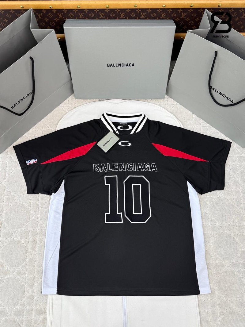 Quần Áo Balenciaga x NBA Oversized T-shirt Black Best Quality sang trọng
