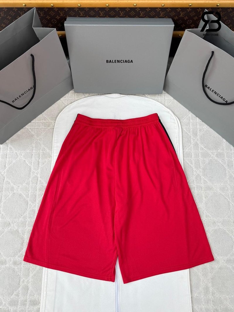 Quần Áo Balenciaga x NBA Oversized T-shirt Red Best Quality - Chi tiết sản phẩm