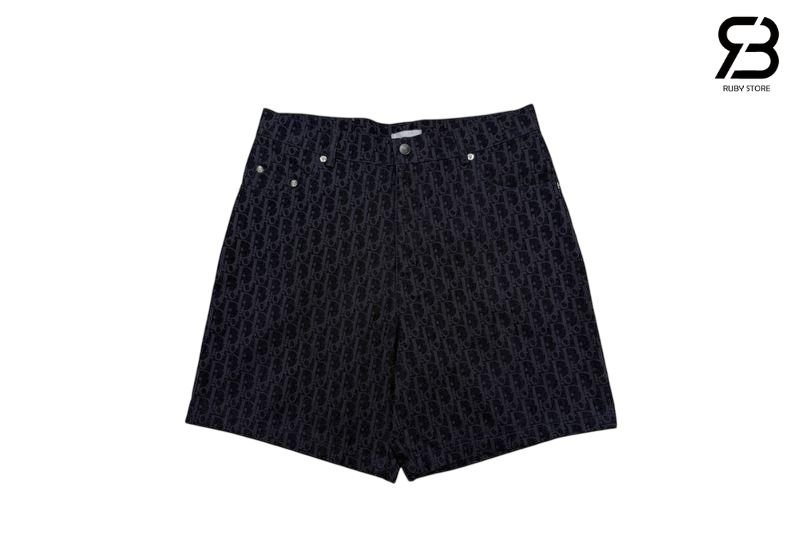 Quần Short Dior And Kaws Jean Heritage Dior Oblique Shorts thời trang cao cấp