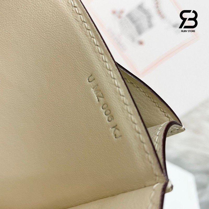 Túi Hermes Constance 24 Trắng Kem Craie Epsom Khóa Vàng Khâu Tay