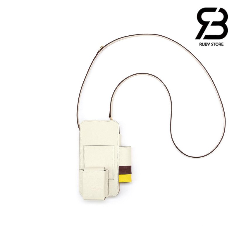 Túi Hermèsway Phone Case Nata Epsom PHW sang trọng và tinh tế