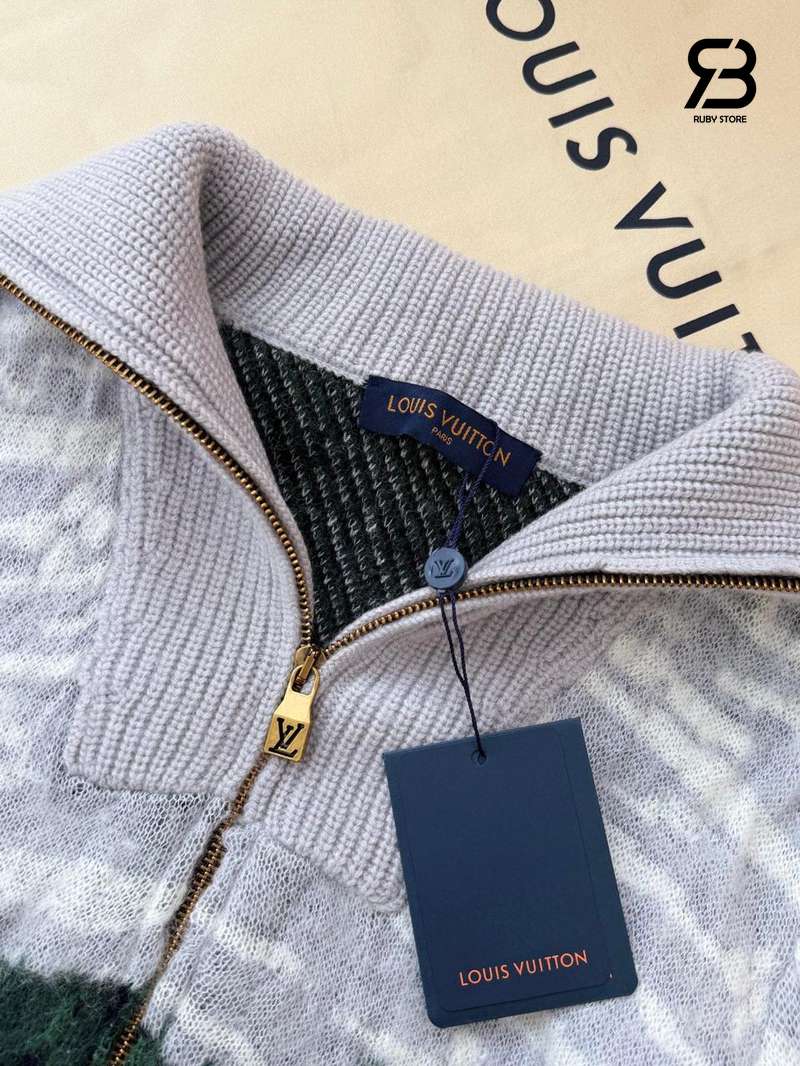 Áo Khoác Len LV Monogram Highlands 1AKLVW Best Quality sang trọng