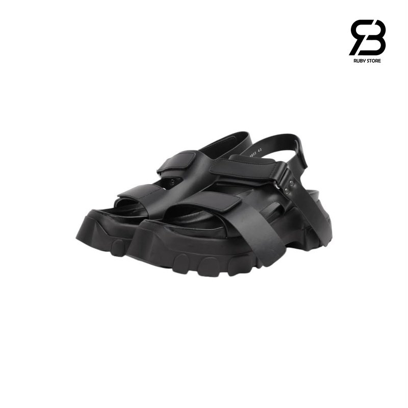 Dép Rick Owens Black Tractor Sandals 7CM Best Quality với thiết kế độc đáo