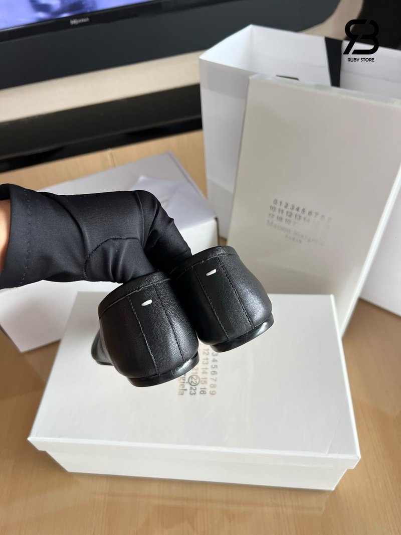 Giày Maison Margiela Black Tabi Ballerina Calf Leather chất lượng cao