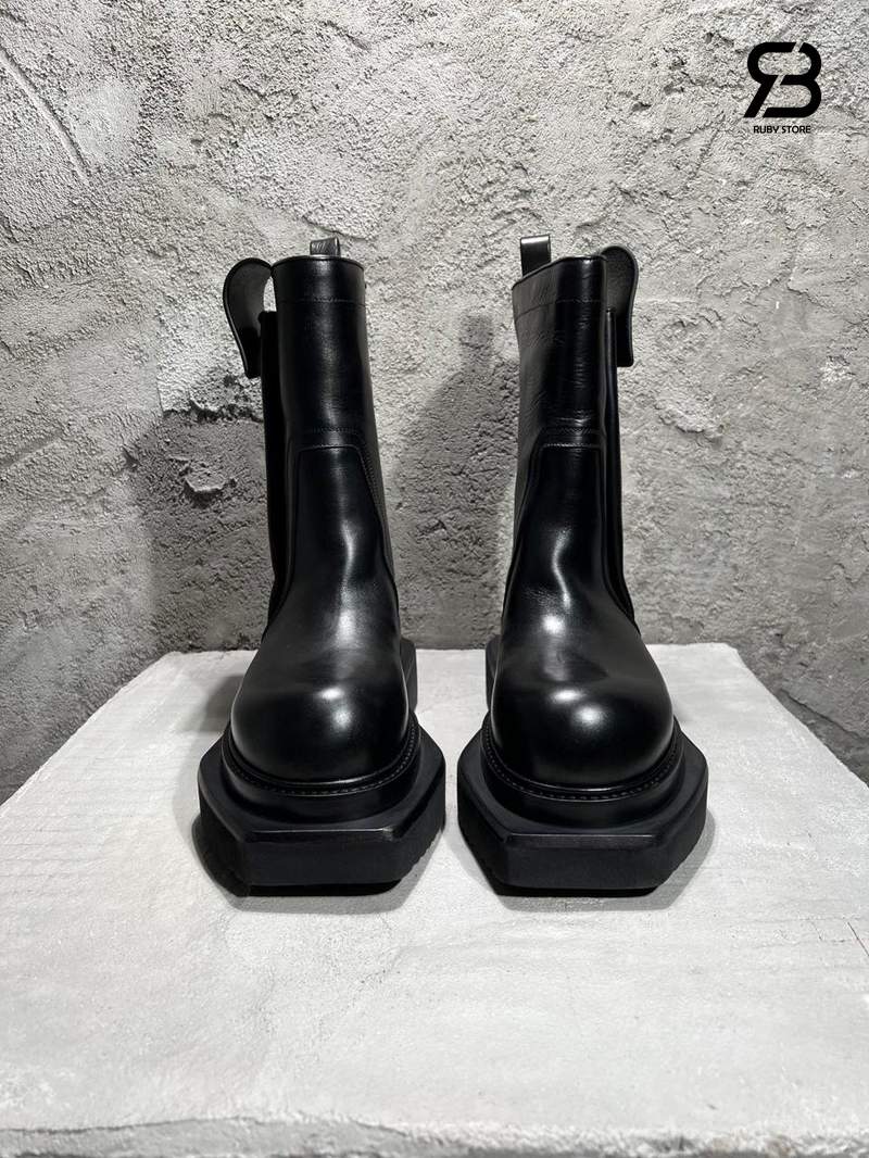 Giày Rick Owens Pull On Fogpocket Cyclops Boot in Black chất lượng cao