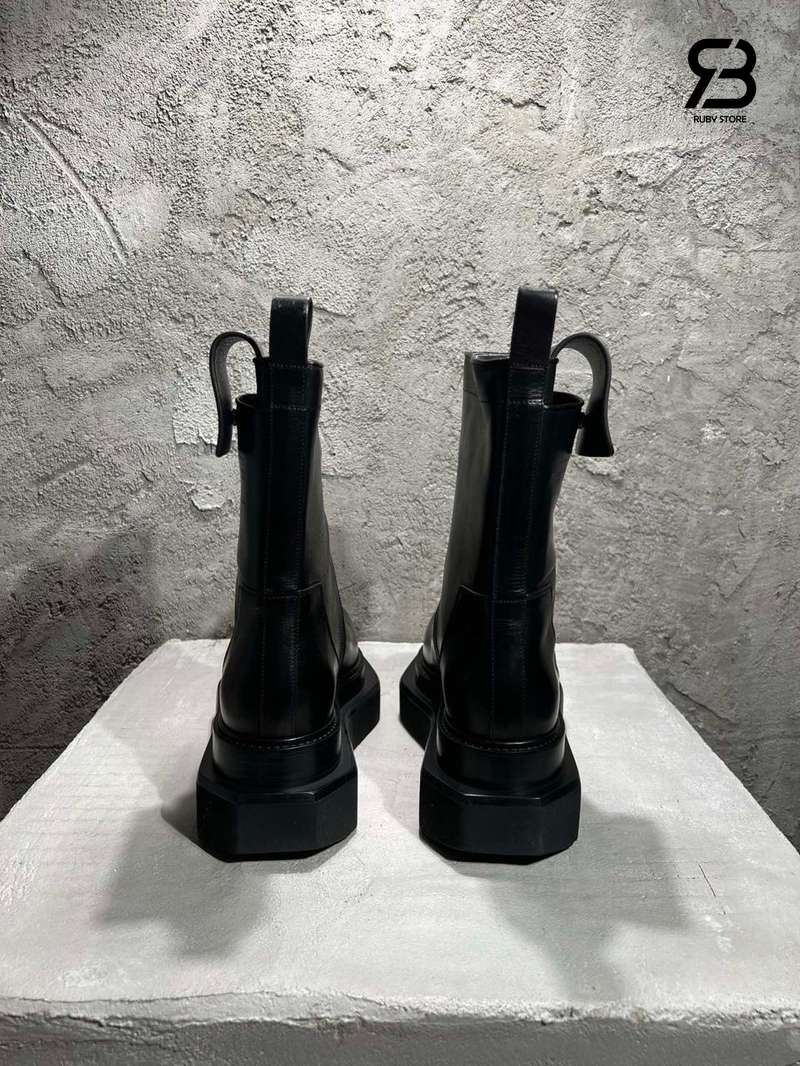 Giày Rick Owens Pull On Fogpocket Cyclops Boot in Black chất lượng cao