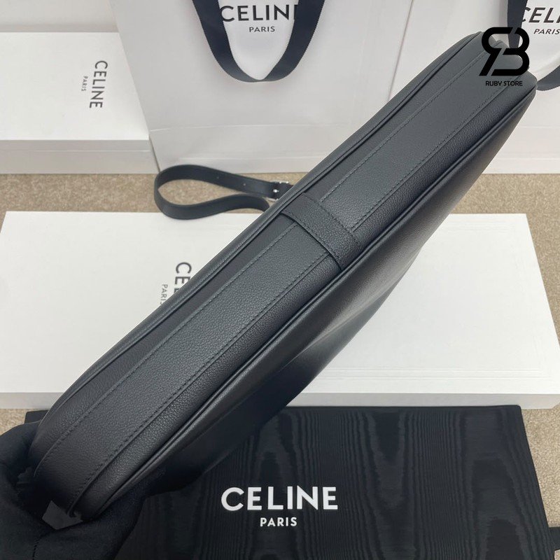 Túi Celine Large Romy in Black Supple Grained Calfskin chất lượng tốt nhất