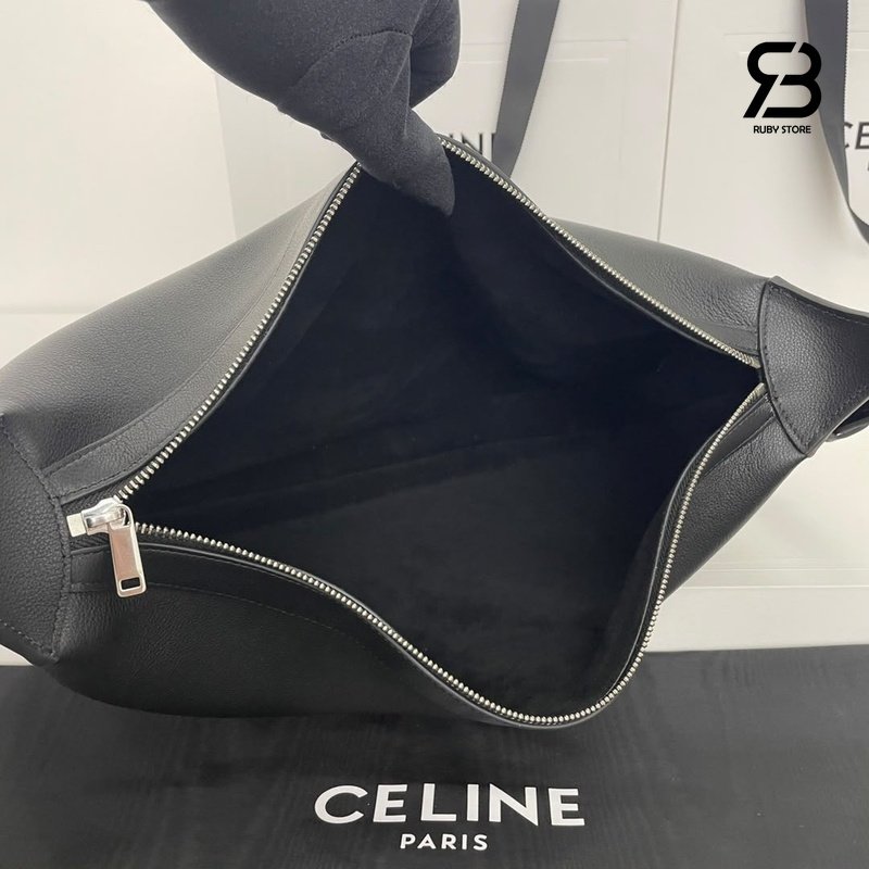 Túi Celine Large Romy in Black Supple Grained Calfskin chất lượng tốt nhất
