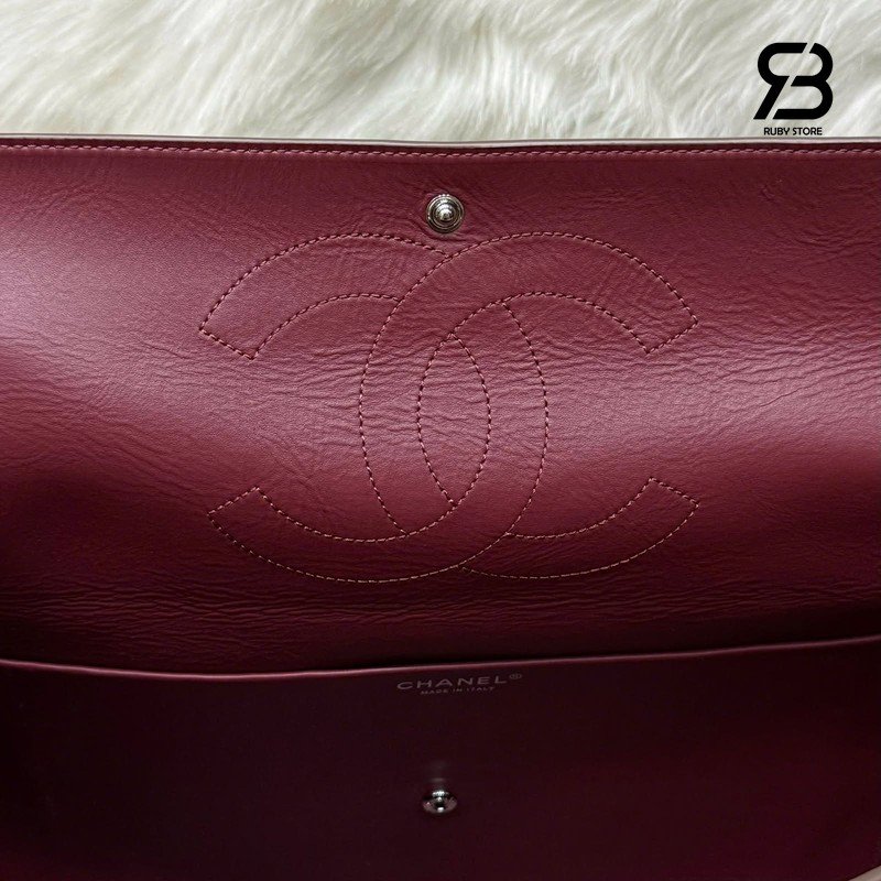 Túi Chanel Maxi Flap Bag Etoupe Grey màu xám 38CM sang trọng