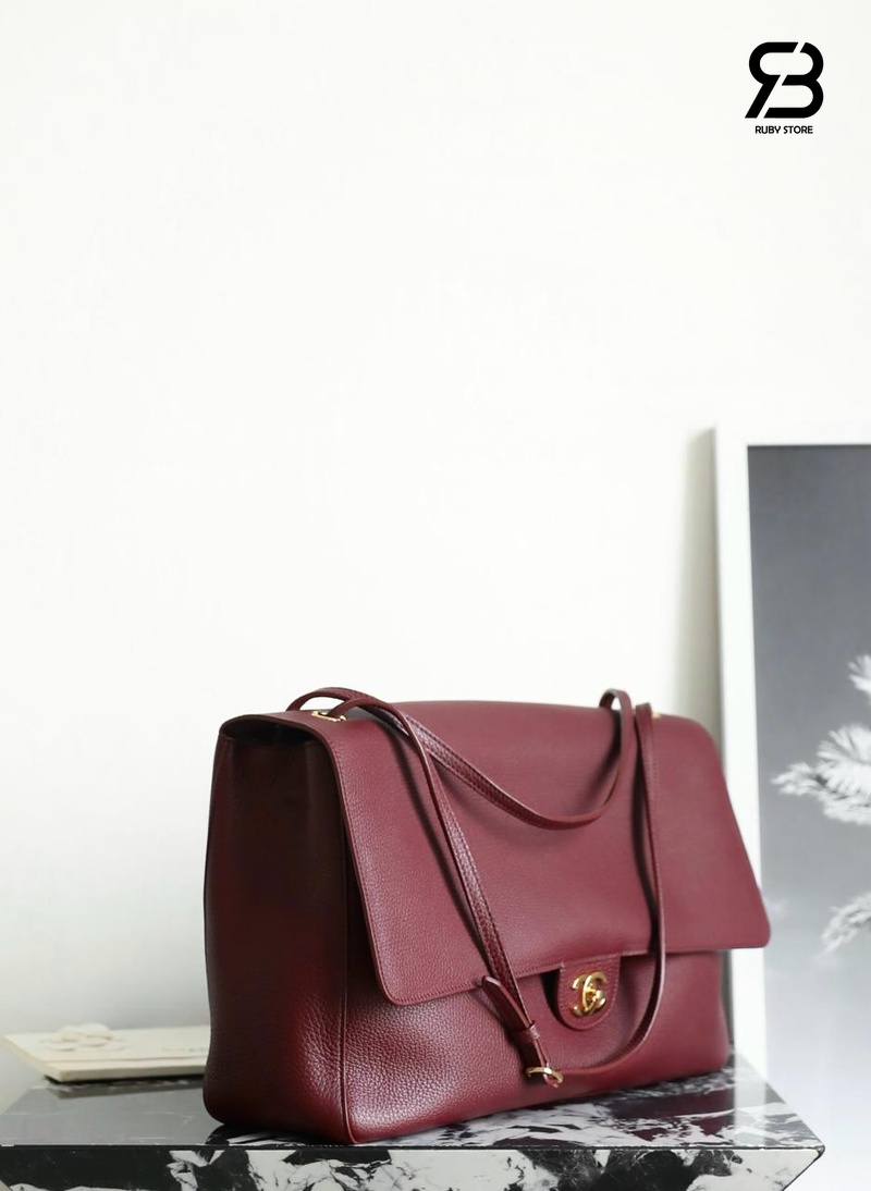 Túi Chanel Maxi Flap Bag Red Màu Đỏ 38CM Best Pháp sang trọng