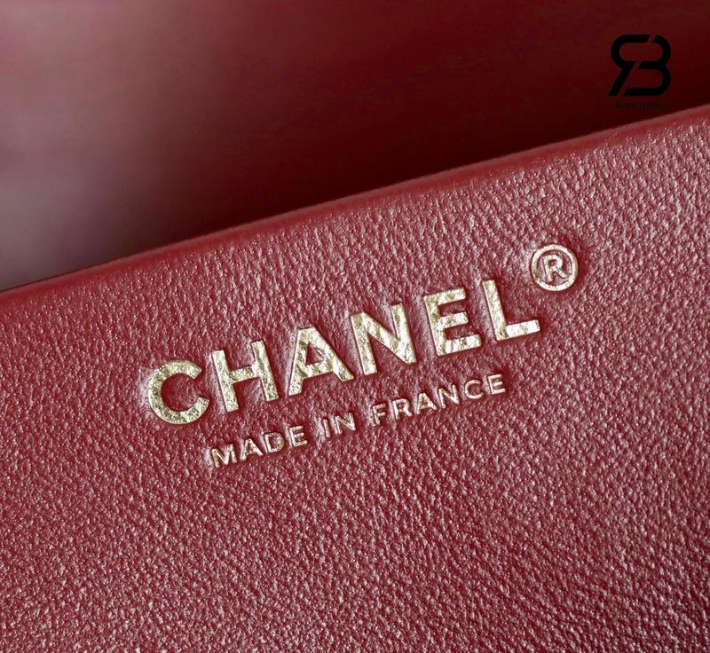 Túi Chanel Maxi Flap Bag Red Màu Đỏ 38CM Best Pháp