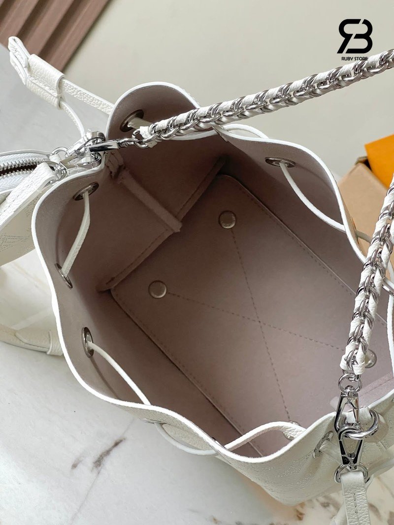 Túi LV Bella Bag M11841 White Mahina Calfskin cao cấp