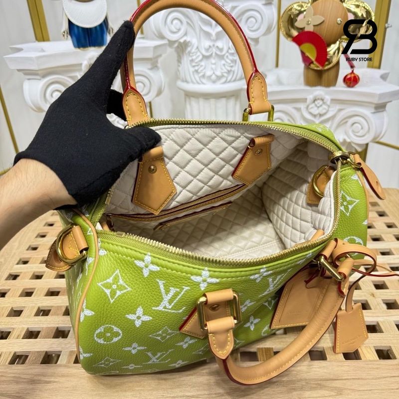 Túi LV Speedy P9 Bandoulière 30 Reversible M2A408 Monogram Green Dew