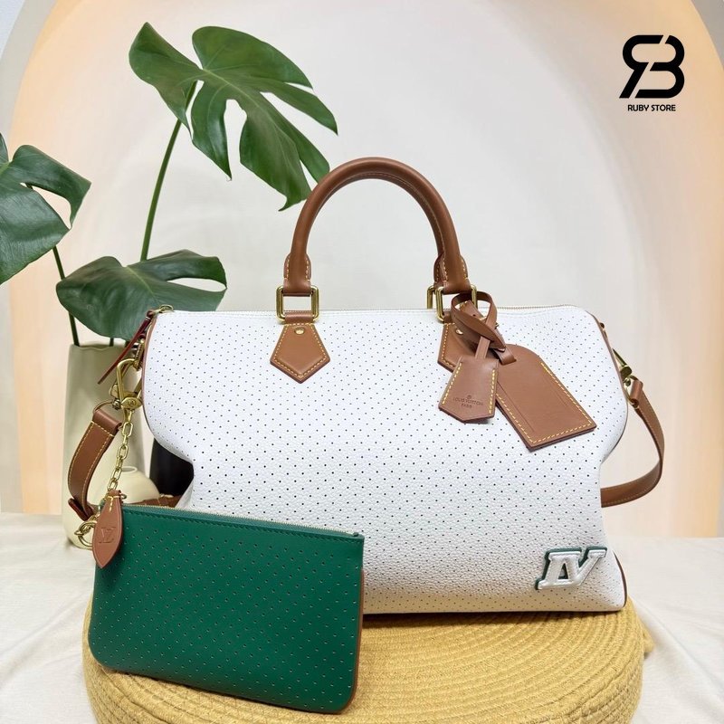 Túi LV Speedy P9 Bandoulière 40 M29330 da trắng cao cấp
