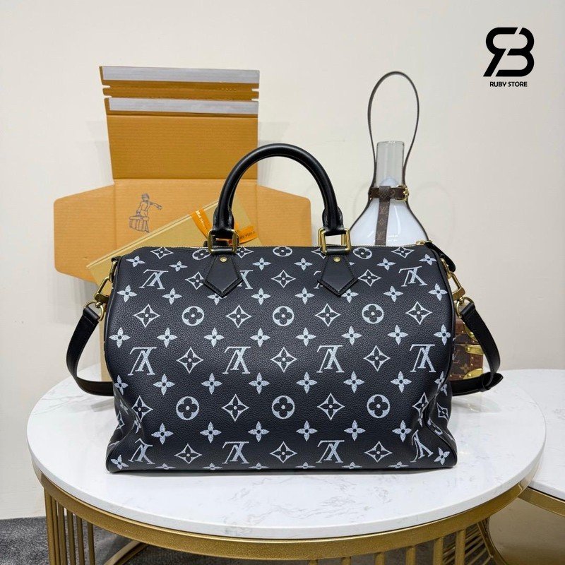 Túi LV Speedy P9 Bandoulière 40 M2A709 Monogram Firefly Calfskin chính hãng sang trọng.
