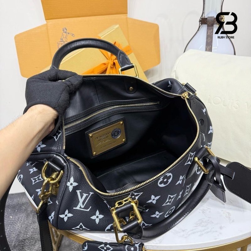 Túi LV Speedy P9 Bandoulière 40 M2A709 Monogram Firefly Calfskin